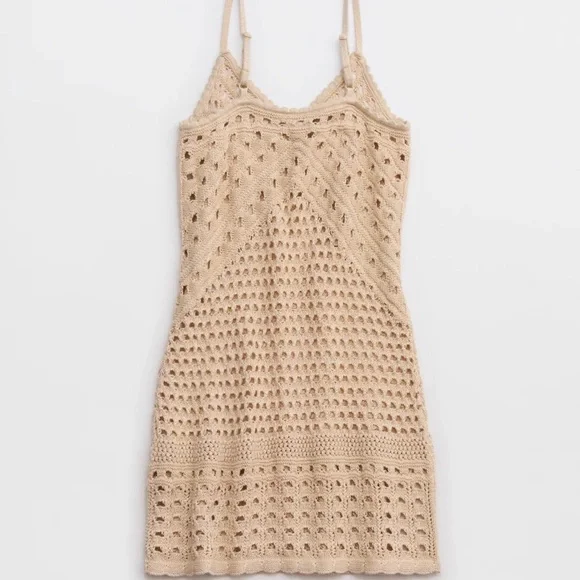 Aerie Crochet Beach Coverup Dress - Picture 4 of 5